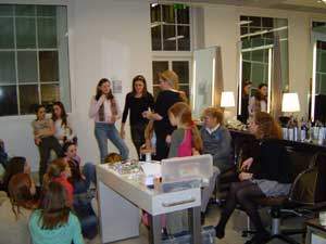 Mother and Daughter Beauty Workshop at the Daniel Galvin Hair Salon