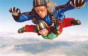 Esther's parachute jump